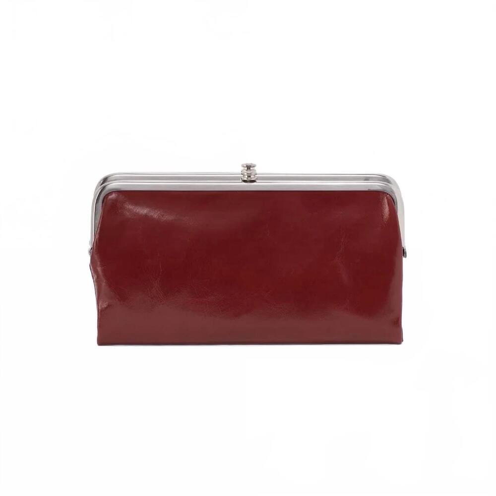 NEW HOBO women's henna lauren wallet in red